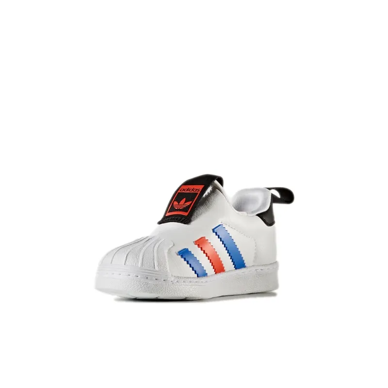 Adidas Originals 360 I Low-Top Toddler Shoes White Blue Red Infant And Toddler-2