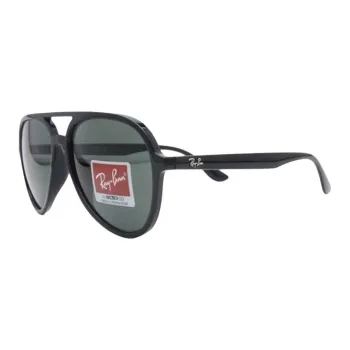 RayBan Plastic Aviator Sunglasses Unisex Black
