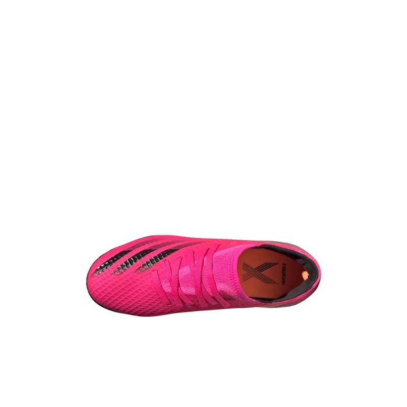 Adidas X GHOSTED 0.3 MG Impact Resistant Mid Range Abrasion Resistant Low Top Kids' Soccer Shoes Pink Black Kids'-4