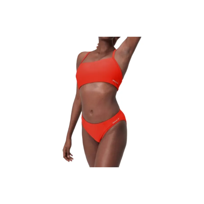 Speedo Women's Solid Classic Bikini Bottom Bikini Women's Red-3