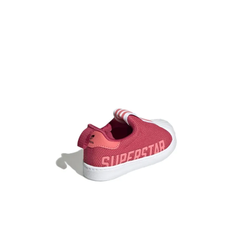 Adidas Originals 360 X I TD Anti Slip Wear Resistant Low Top Skateboard Shoes Watermelon Red Infant And Toddler-4