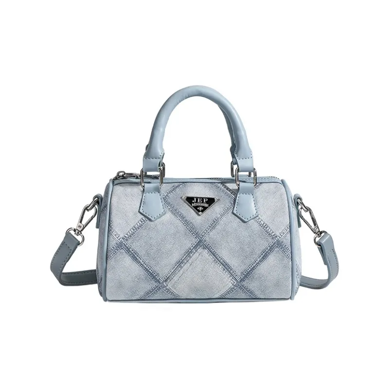 Jade En Plus PU One Shoulder Handbags Regular Women's Pink/Blue-4
