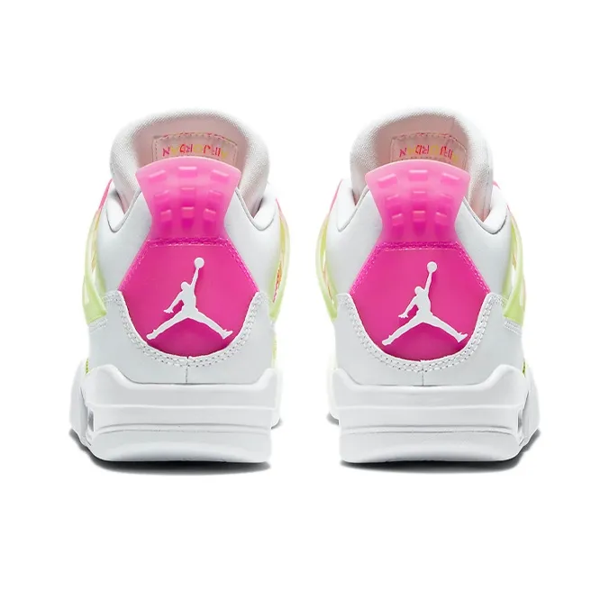 Jordan 4 Retro White Lemon Pink GS-4