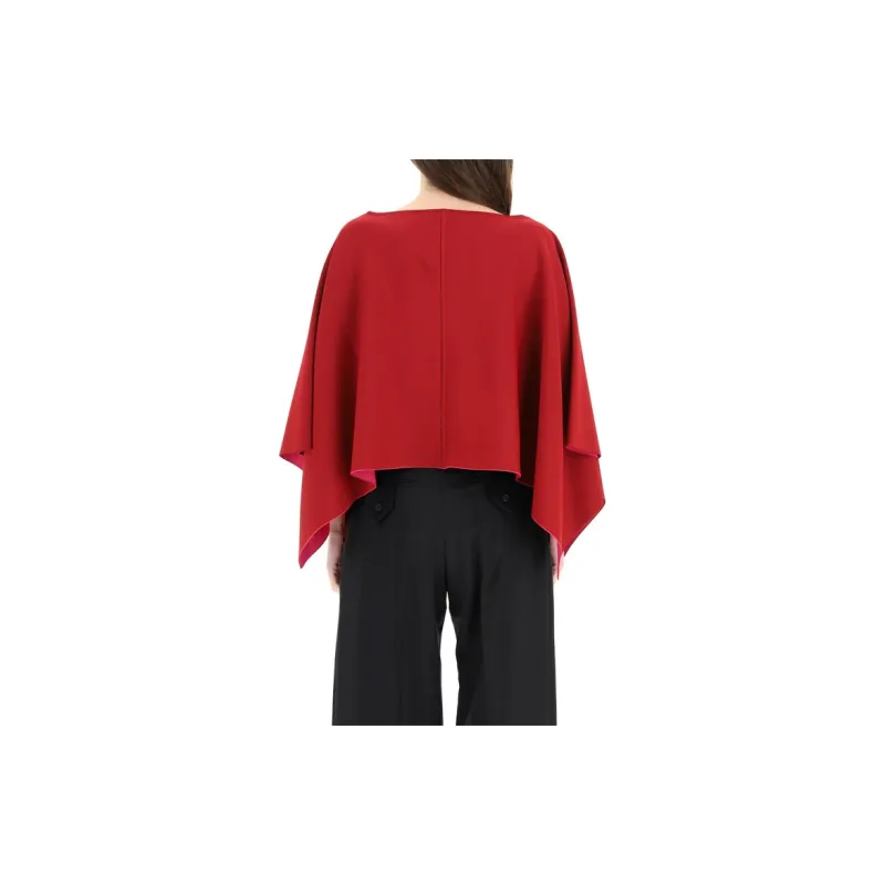 Valentino Asymmetrical Draped Cape-4