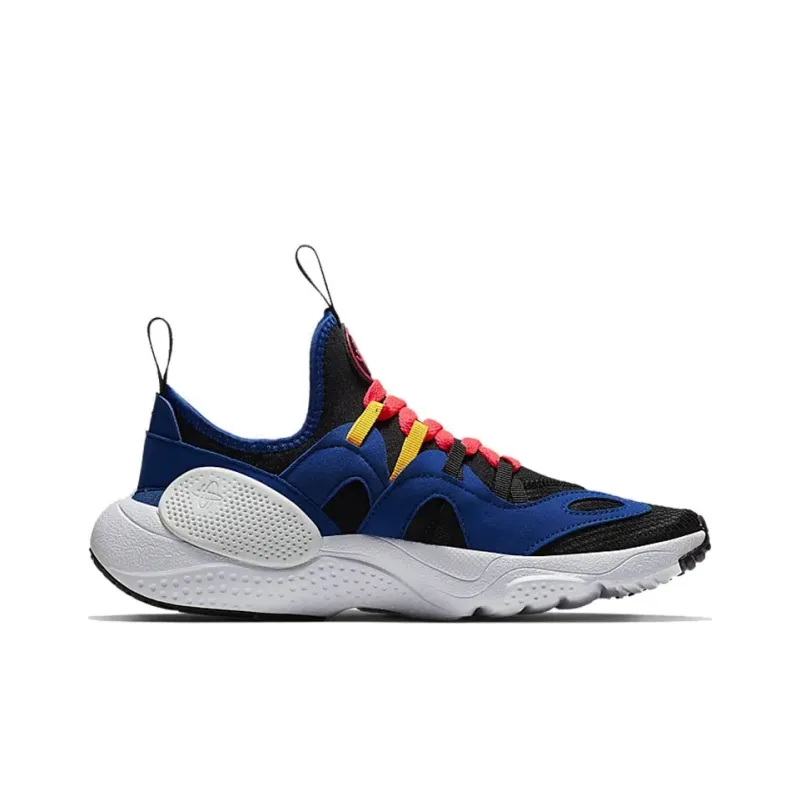 Nike Huarache E.D.G.E. TXT Slip-Resistant Lightweight Cushioning Low-Top Kids' Running Shoes Black Pink Teenagers-1