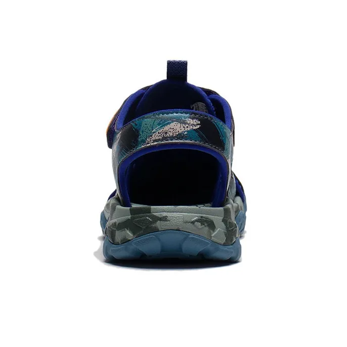 LiNing Trekking Sports Sandals Purple Blue Teenagers-4