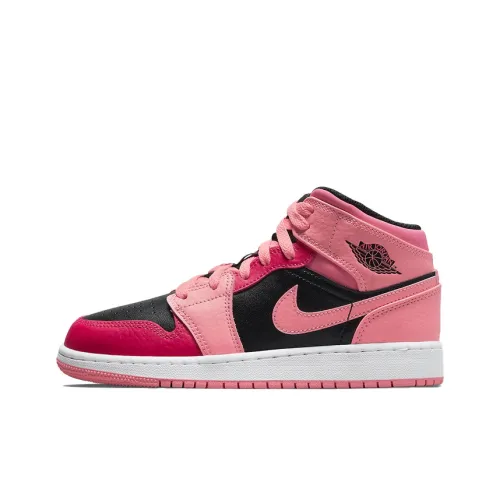 Jordan 1 Mid Coral Chalk GS