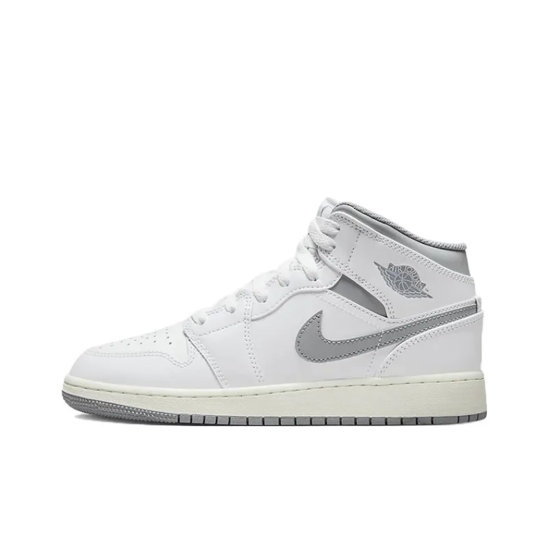 Jordan Air Jordan 1 Mid Neutral Grey GS-0