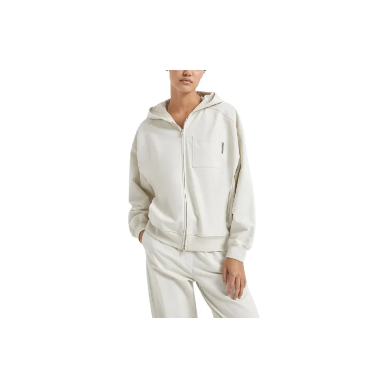 Brunello Cucinelli Zip-up Cotton Hoodie-2