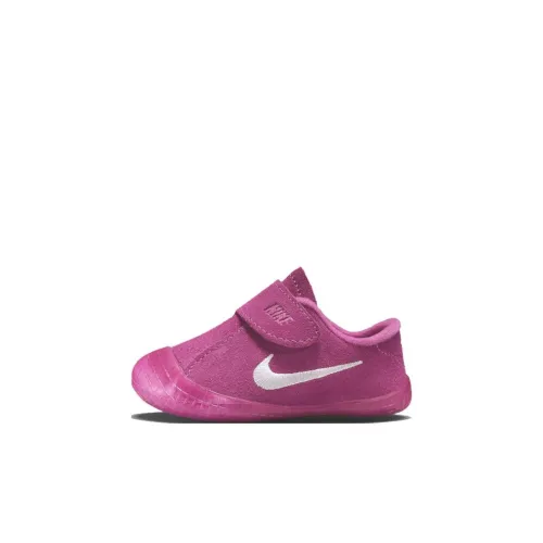 Nike Waffle 1 Anti-Slip And Wear-Resistant Lightweight Balance Low-Top Toddler Shoes Rose Red Infant And Toddler