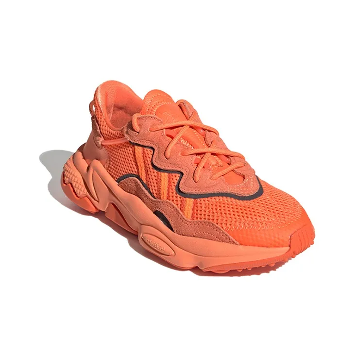 Adidas Originals Ozweego Series Low Top Sports Casual Shoes Orange Teenagers-2