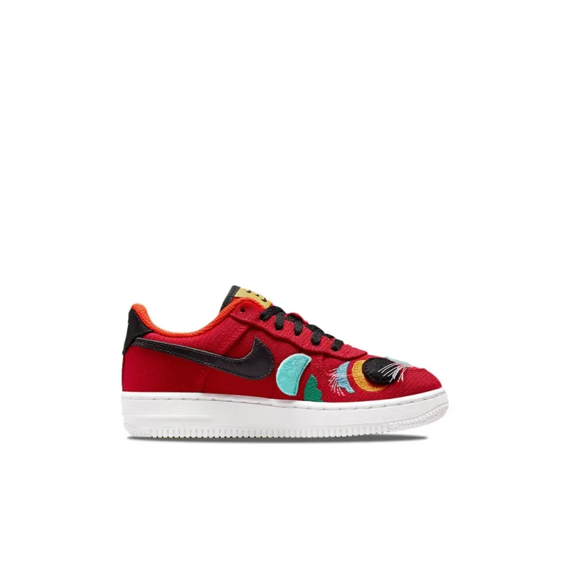 Nike Air Force 1 LV8 'Lion Dance' Lion Dance Low Top Skateboard Shoes Red Year Of The Tiger Children Aged 3 7 Years Old-1