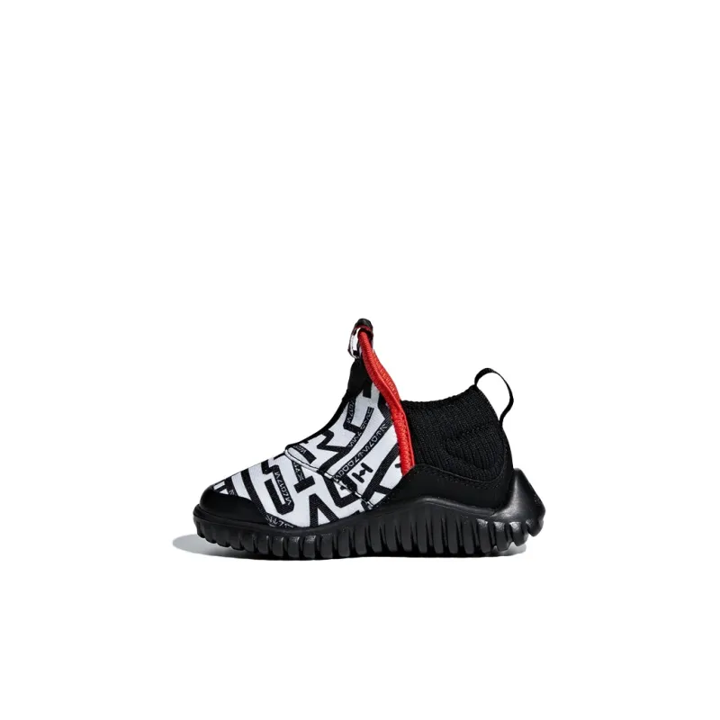 Adidas Rapida Slip Resistant Low Top Toddler Shoes Black White Red Infant And Toddler-0