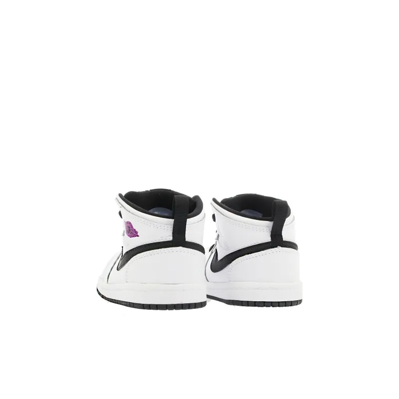 Jordan Air Jordan 1 Mid GT Cushioned Slip-Resistant Lightweight Mid-Top Toddler Shoes Infant And Toddler-3