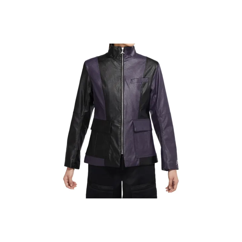 Jordan Jacket Women's Black Purple-2