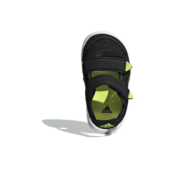 Adidas Water Sandal Abrasion Resistant Low Top Baby & Toddler Shoes Black Yellow Infant And Toddler-4