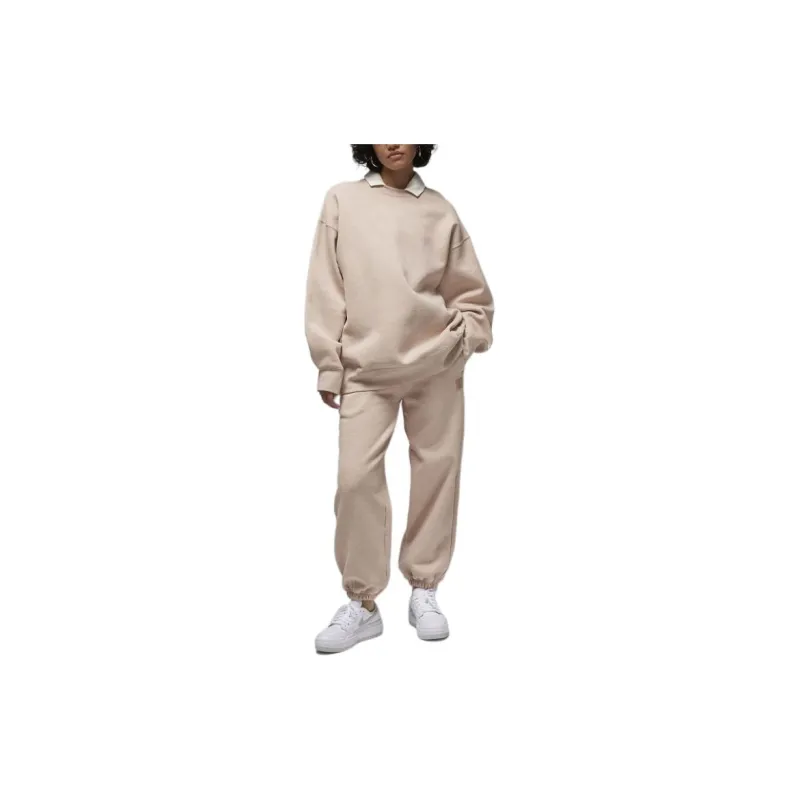 Jordan Flight Fleece Sweatshirt Women's Medium Brown-2