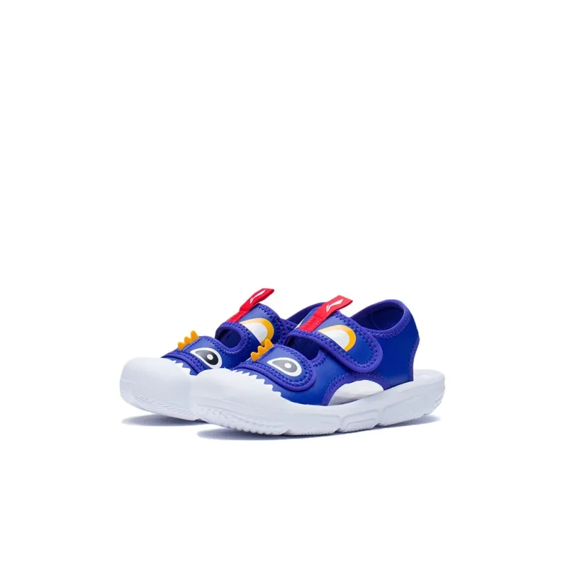 LINING YOUNG Red Eye Breathable Children's Sandals Dream Blue Children Aged 3-7 Years Old-2