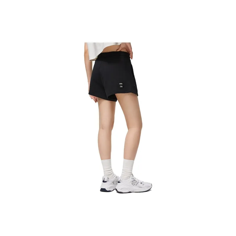 LiNing Sports Life Collection Casual Shorts Women's Black-3