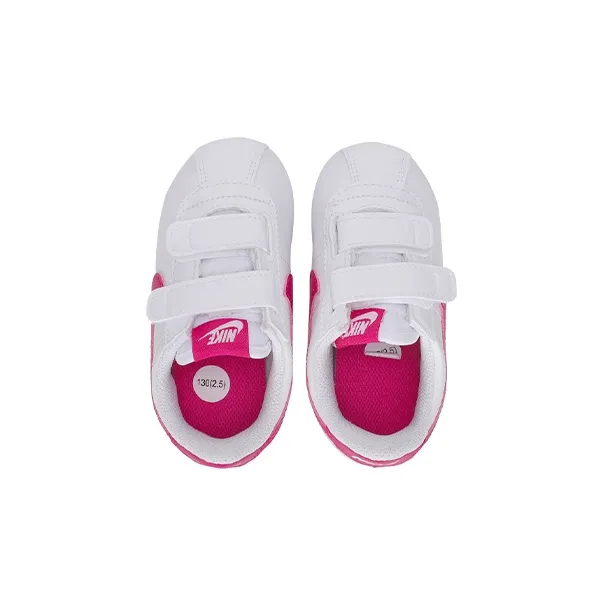 Nike Basic SL Slip-Resistant Cushioning Wear-Resistant Low-Top Running Shoes Pink White Infant And Toddler-7