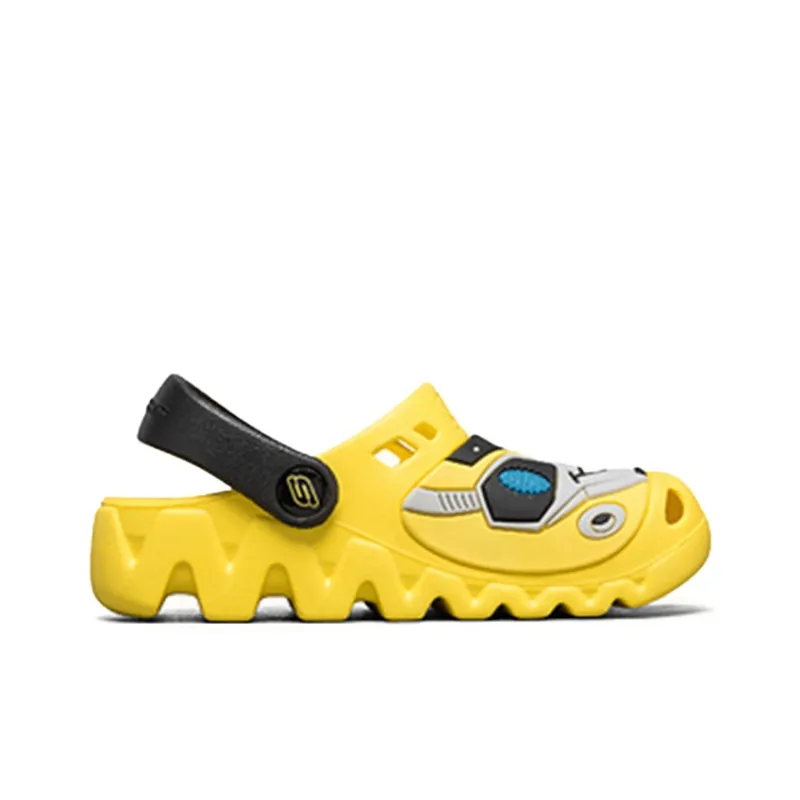 Skechers Lifestyle Slip Resistant Children's Sandals Yellow Black Teenagers-1