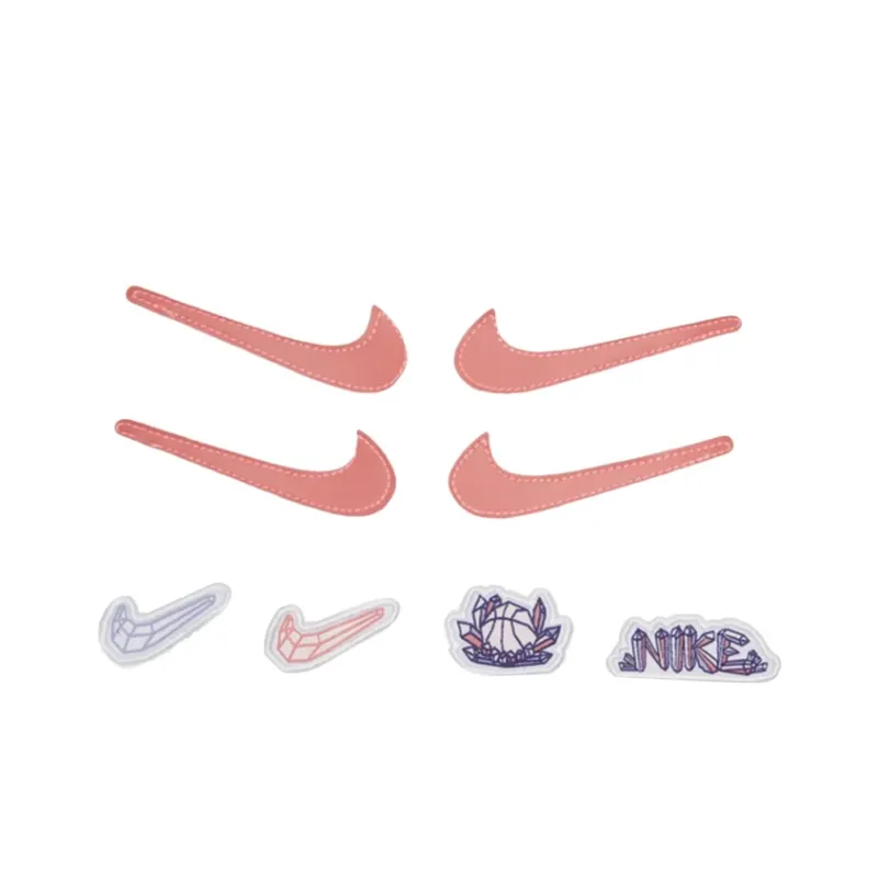 Nike Air Force 1 Slip Resistant Cushioning Abrasion Resistant Low Top Kids' Skateboarding Shoes White Blue Teenagers-6