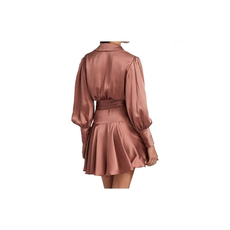 Zimmermann Long-Sleeved Dresses Women's Rose Pink-3