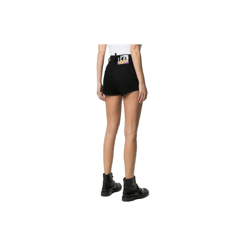 DSQUARED 2 Denim Shorts Women's Black-2
