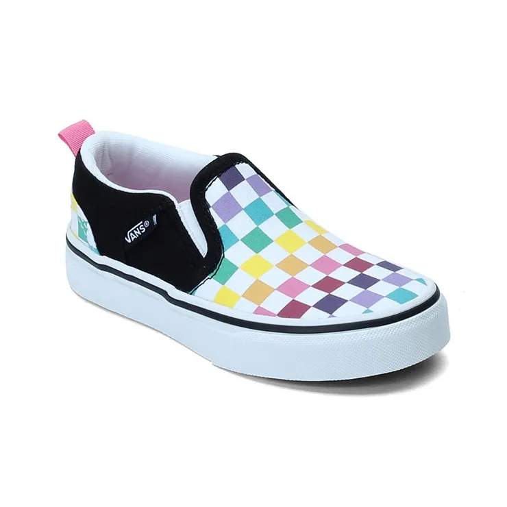 Vans Asher Kids 'Party Checkerboard'-2