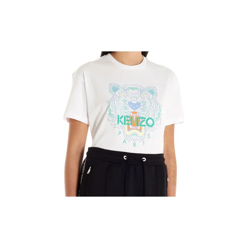 KENZO Tiger Print Short sleeved T shirt-5