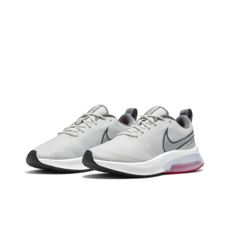 Nike Air Zoom Arcadia Cushioning Anti-Slip Wear-Resistant Breathability Low-Top Kids' Running Shoes Gray Pink Teenagers-2