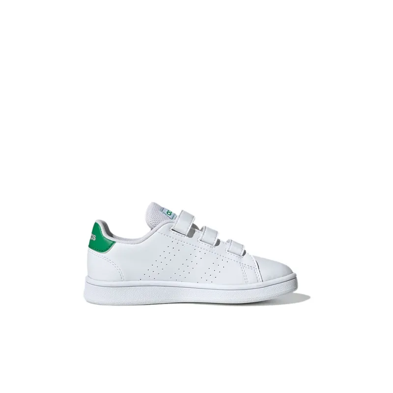 Adidas Neo ADVANTAGE Low Top Kids' Skateboarding Shoes White Children Aged 3 7 Years Old-1