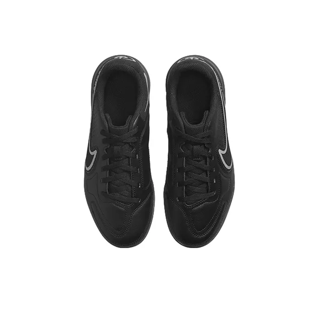 Nike Tiempo Legend 9 Club Slip Resistant Cushioning Wear Resistant Low Top Kids' Soccer Shoes Black Kids'-3