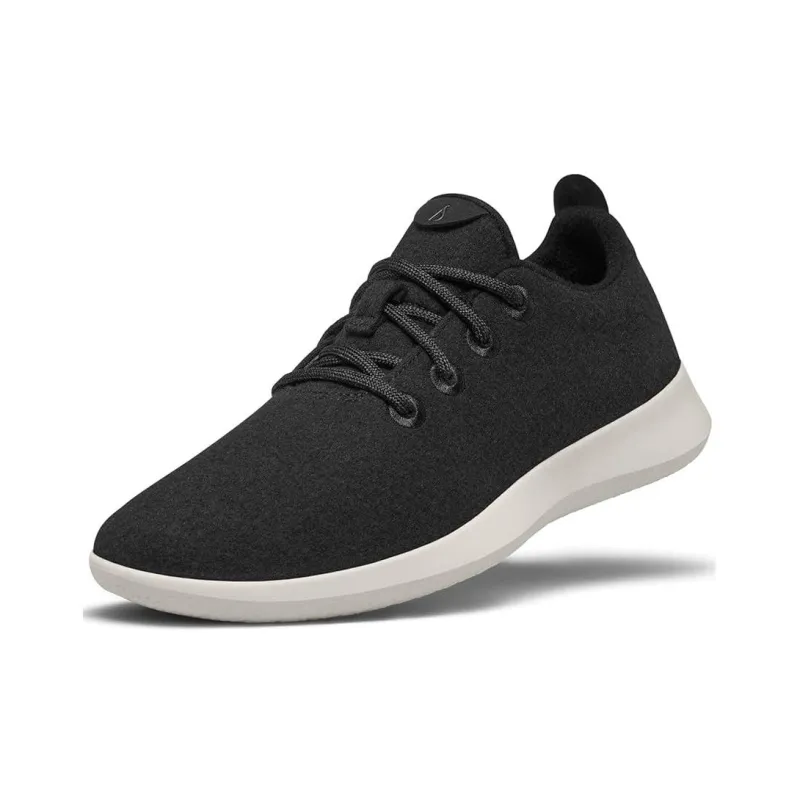 Allbirds Wool Runner Cushioning Low-Top Sports Casual Shoes Women's Infinite Black-2