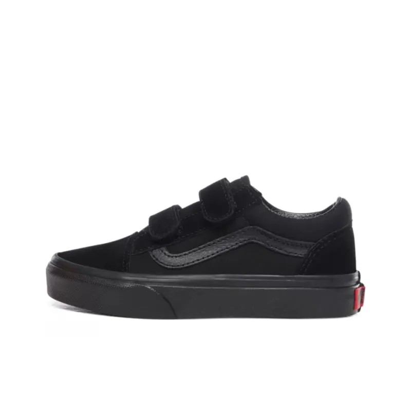 Vans Old Skool V Low-Top Kids' Skateboarding Shoes Black Teenagers-0