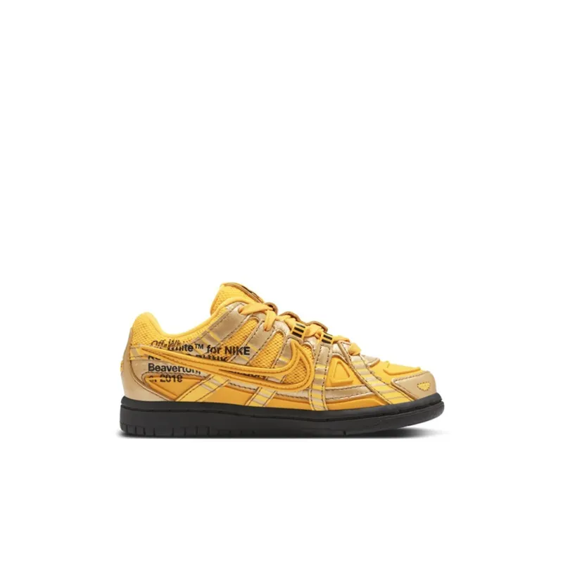 Nike Air Rubber Dunk Off-White University Gold PS-1