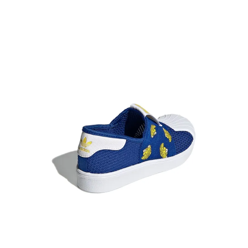 Adidas Originals SUPERSTAR 360 Smr 360 C Abrasion Resistant Low Top Skateboard Shoes Blue Children Aged 3 7 Years Old-3