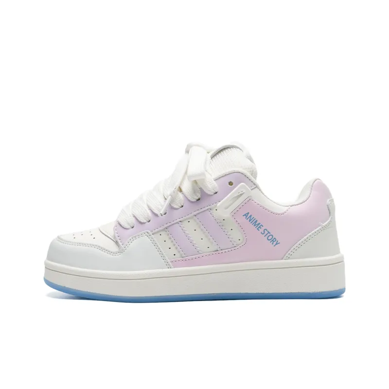 T628 Puffy Shoes, Box Slip Resistant, Abrasion Resistant, Lightweight, Breathable Low Top Skateboard Shoes Unisex-39