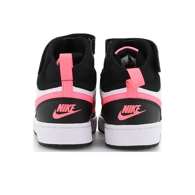 Nike Court Borough 2 Mid White Sunset Pulse GS-8