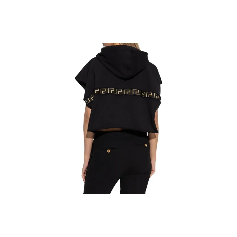 VERSACE Short Sleeved Drawstring Hoodie-2