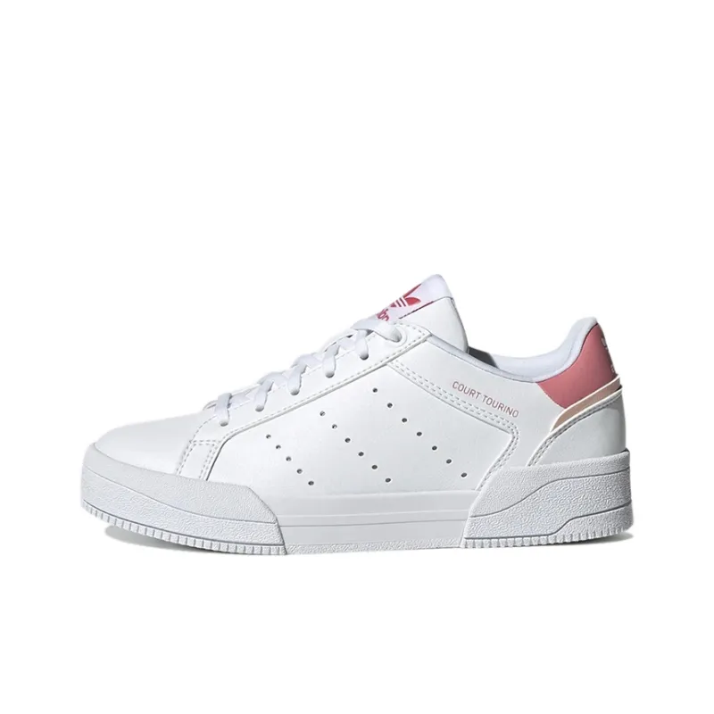 Adidas Court Tourino J 'White Hazy Rose'-0