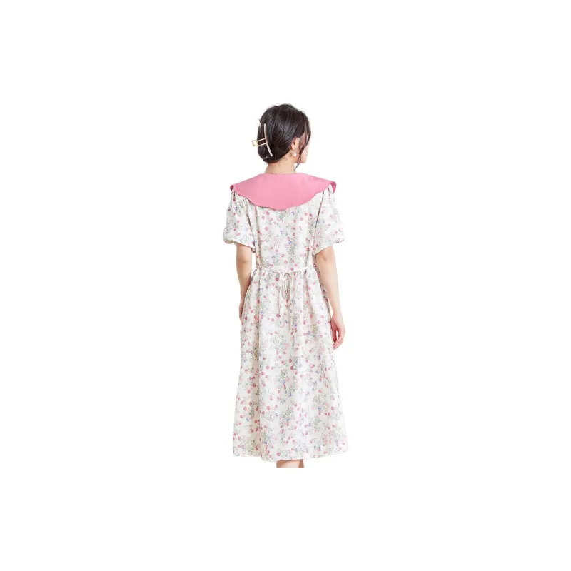 Mokana Short Sleeved Dresses Women's Pink-0