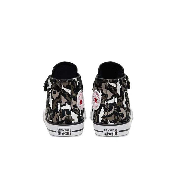 Converse Chuck Taylor All Star Shark Bite Easy-On High-Top Canvas Shoes Black Infant And Toddler-4