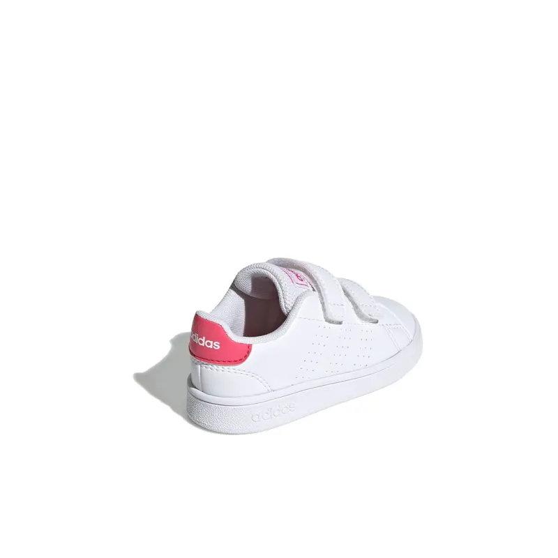Adidas Advantage Low Top Toddler Shoes White Infant And Toddler-4