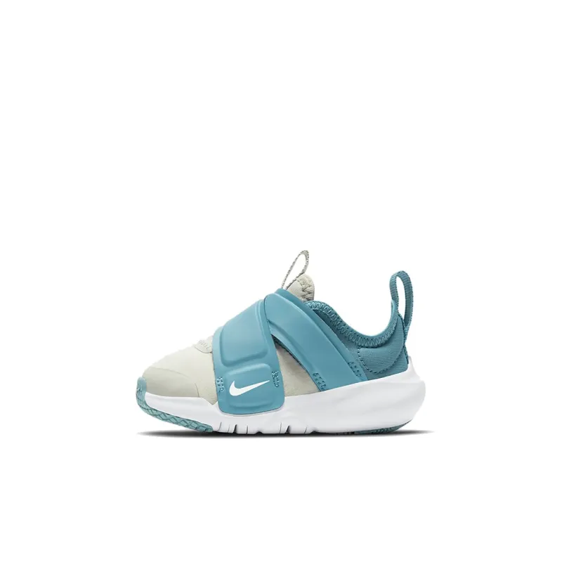 Nike Flex Advance Abrasion Resistant Low Top Toddler Shoes Beige White Blue Infant And Toddler-0