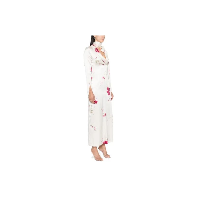 Blumarine Roses print Maxi Dress-3