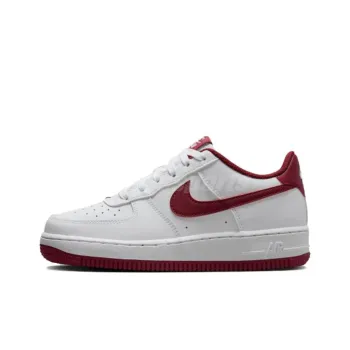 Nike Air Force 1 White Team Red GS