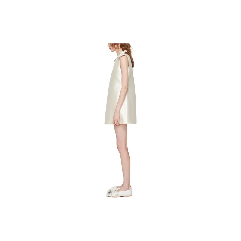 KIMHEKIM MONROE MINI DRESS Sleeveless Dress Women's WHITE/White-4