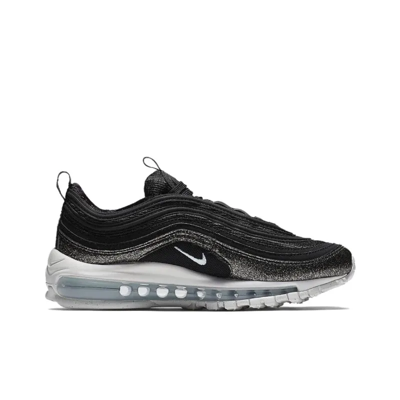 Nike Air Max 97 Slip Resistant Anti Kick Low Top Kids' Running Shoes Black Teenagers-2