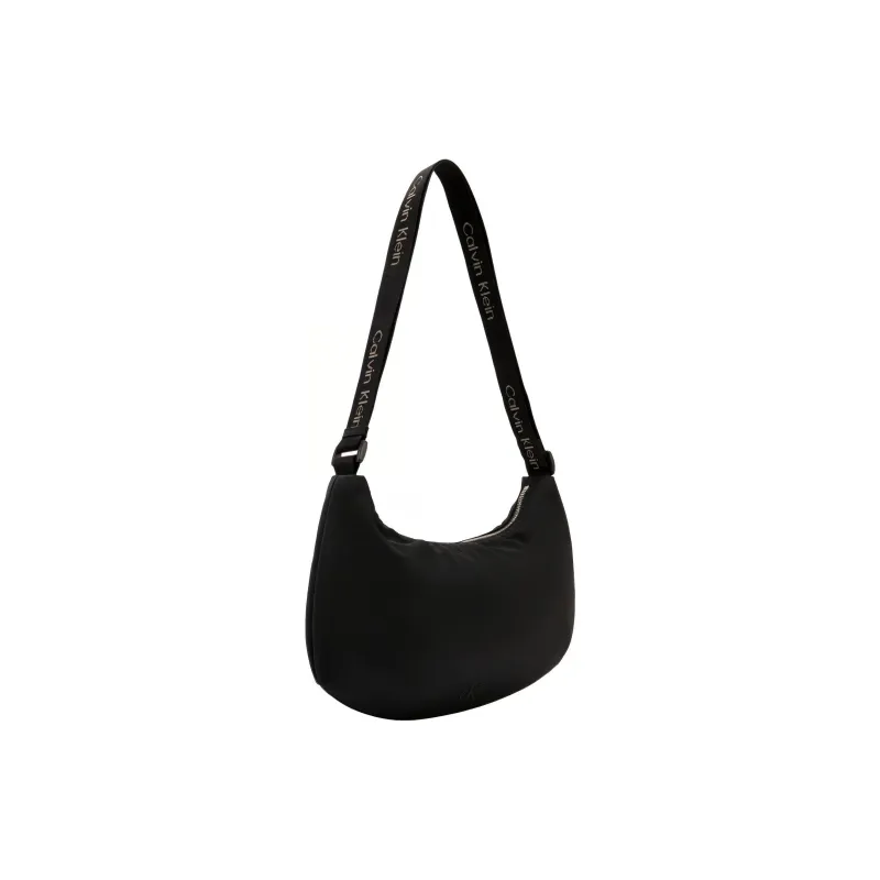 CALVIN KLEIN Fabric Shoulder Bag Women's Space Black-1
